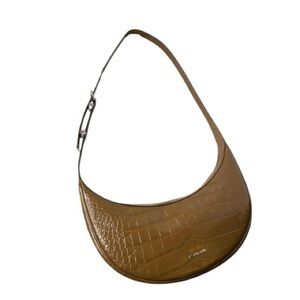 Michael Kors Shoulder Bag Avra Leather Croco Embossed Shoulder Bag